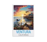 Jigsaw Puzzles for Adults 1000 Ventura California 1000 Piece Jigsaw Puzzle For Adults - Challenging Puzzle Perfect for Game Nights 38x52cm