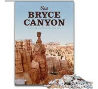 Jigsaw Puzzles for Adults 1000 Visit Bryce Canyon Help The Brain Exercise Addictive Toys to Cultivate Patience Parent-child Interaction (26x38cm) 1000pcs