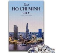 Jigsaw Puzzles for Adults 1000 Visit Ho Chi Minh City Puzzles for Teenagers,Challenging Game for The Whole for Women, Gifts for Men (50x75cm)