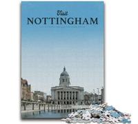 Jigsaw Puzzles for Adults 1000 Visit Nottingham Puzzles,Challenging Game Gifts for Is Ideal As A Gift for The Whole Family (50x75cm)