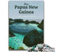 Jigsaw Puzzles for Adults 1000 Visit Papua New Guinea Educational Family Game Deal As Gifts for The Whole Family for And Age 14 Years Up (size 38x52cm)