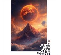 Jigsaw Puzzles for Adults 1000 Volcanic Planet Landscape Adult Jigsaw Brain Teaser Game Analysis And Logic Challenging To Complete 38x26cm/1000pcs