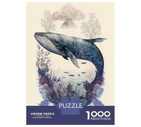 Jigsaw Puzzles for Adults 1000 Whale Mythical Beasts Jigsaw Puzzle Brain Teaser Game But Fun And Humorous Great Gift for Gaming 52x38cm/1000pcs