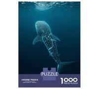 Jigsaw Puzzles for Adults 1000 Whale Shark in Deep Blue Ocean Puzzles for Adults DIY Toys Pattern Assembly Gifts for Friends And Family 70x50cm/1000pcs