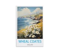 Jigsaw Puzzles for Adults 1000 Wheal Coates England 1000 Piece Jigsaw Puzzle For Adults - Challenging Puzzle Perfect for Game Nights 50x70cm