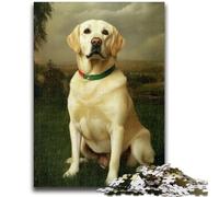 Jigsaw Puzzles for Adults 1000 White Labrador Adult Jigsaw,Fun Games Every Piece Is Unique - Challenging Family Fun Game (50x75cm)