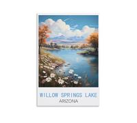 Jigsaw Puzzles for Adults 1000 Willow Springs Lake Arizona 1000 Piece Jigsaw Puzzle For Adults - Challenging Puzzle Perfect for Game Nights 50x70cm