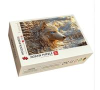 Jigsaw Puzzles for Adults 1000, Wolf Jigsaw Puzzles, Gifts for Women -10704 | Wooden, HD Printing, Perfect Fit, Colourful Box, Letter on the Back, With Full Accessories, Size: 75x50cm, Landscape Pattern