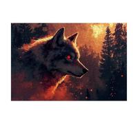 Jigsaw Puzzles for Adults 1000, Wolf Jigsaws 1000 Pieces for Adults, Impossible Wooden Tree Jigsaw Puzzle for The Whole, Classic Challenging Puzzle Game for Decompression, Gifts for Women, Decor -2155