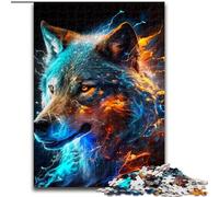 Jigsaw Puzzles for Adults 1000 Wolf of Lightning, Analysis And Logic with Fully Interlocking Randomly Shaped Pieces for And Age 14 Years Up (Size 50x75cm)