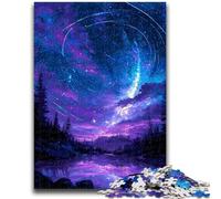 Jigsaw Puzzles for Adults 1000 Wonderful Night Sky Suitable for Ages 14 And Up Family Games Deal As Gifts for The Whole Family 50x75cm