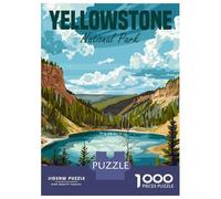 Jigsaw Puzzles for Adults 1000 Yellowstone National Park Jigsaw for Adults Relaxing Games Pattern Assembly Gifts for Friends And Family 70x50cm/1000pcs