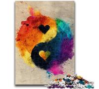 Jigsaw Puzzles for Adults 1000 Yin And Yang Suitable for Ages 14 And Up Family Games Deal As Gifts for The Whole Family 50x75cm
