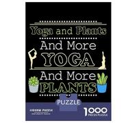 Jigsaw Puzzles for Adults 1000 Yoga Plants Meditation Adult Jigsaw Puzzle Toy Wall Decor Difficult Challenge Educational Challenge 70x50cm/1000pcs