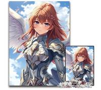 Jigsaw Puzzles for Adults 1000Angelic Anime Warrior Challenging Puzzles Family Interactive Game Craft Gift with Colorful Artwork 1000 PCS(38x26cm)