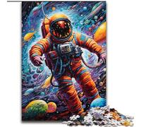Jigsaw Puzzles for Adults 1000Art Astronaut cardboard Jigsaw Puzzles for Adults Family Interaction & Brain Challenge, Family Activity Challenge (Size 26x38 cm)