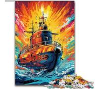 Jigsaw Puzzles for Adults 1000Colorful Submarine cardboard Jigsaw Puzzles for Adults Family Interaction & Brain Challenge, Family Activity Challenge (Size 26x38 cm)