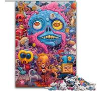Jigsaw Puzzles for Adults 1000Group of Monsters Jigsaw Puzzles for Adults 1000Piece for Teenagers Family Educational Games Home Decoration Gift (Size 50x75 cm)