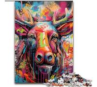 Jigsaw Puzzles for Adults 1000Moose Graffiti Jigsaw Puzzles 1000Pieces for Adults Challenging Brain Teaser for Teenagers & Families (Size 26x38 cm)
