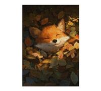 Jigsaw Puzzles for Adults 1000pcs(38x26cm) S Autumn Fox Resting-1 Adult Puzzles Hands-on Game Presents for Women Unique Birthday And Xmas Gifts 1000pcs(38x26cm) S