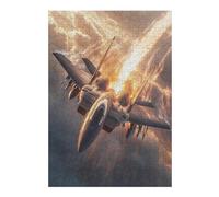 Jigsaw Puzzles for Adults 1000pcs(38x26cm) S Jet Fighter Speed Clouds Sky Jigsaw for Adults Brain Teaser Game Enhance Memory Help The Brain Exercise 1000pcs(38x26cm) S