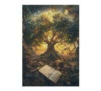 Jigsaw Puzzles for Adults 1000pcs(38x26cm) S Magical Tree of Knowledge Puzzle for Adults Relaxing Games Perfect Decoration Challenging Game Gifts 1000pcs(38x26cm) S