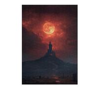 Jigsaw Puzzles for Adults 1000pcs(38x26cm) S Moonlit Gothic Castle Scene Adult Puzzles Hands-on Game Presents for Women Unique Birthday And Xmas Gifts 1000pcs(38x26cm) S