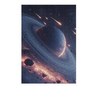 Jigsaw Puzzles for Adults 1000pcs(38x26cm) S Space Planet Ring Meteors Jigsaw for Adults Brain Teaser Game Enhance Memory Help The Brain Exercise 1000pcs(38x26cm) S