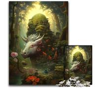 Jigsaw Puzzles for Adults 1000Piece Surreal Giant Forest HogChallenging Puzzles Ideal for TeenagersCollectors Travel Gift Family Activity 1000 PCS(75x50cm)