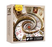 Jigsaw Puzzles for Adults 1024 Pieces - Challenging Fun Puzzles Stunning Art Wall Decor, Gift for Adult Puzzle Lovers, Family Game, Spiral Staircase