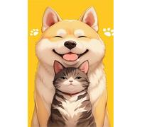 Jigsaw Puzzles for Adults 120 Cartoon Cats Dogs Puzzle Impossible Hard Difficult Challenging Puzzle for Adults 120 Piece Puzzle Games 9.8 x 7.9 inch