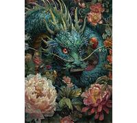 Jigsaw Puzzles for Adults 120 Dragon Butterflies Puzzle Impossible Hard Difficult Challenging Puzzle for Adults 120 Piece Puzzle Games 9.8 x 7.9 inch