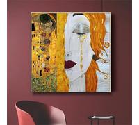 Jigsaw Puzzles for Adults 120 Piece,20x20 cm puzzle for adults Educational Game Challenge Toy 120 Pieces puzzles for Adult Home Decoration Puzzle Vintage Klimt