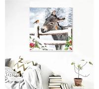 Jigsaw Puzzles for Adults 120 Piece,20x20 cm puzzle for adults Educational Game Challenge Toy 120 Pieces puzzles for Adult Home Decoration Puzzle Donkey Animals