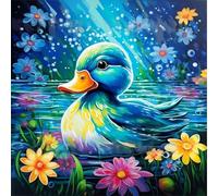 Jigsaw Puzzles for Adults 120 Piece,20x20 cm puzzle for adults Educational Game Challenge Toy 120 Pieces puzzles for Adult Home Decoration Puzzle Duck Flowers Animals