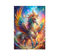 Jigsaw Puzzles for Adults 120 piece,25x20 cm puzzle for adults Educational Game Challenge Toy 120 Pieces puzzles for Adult Home Decoration Puzzle (Fantasy Angel Unicorn)