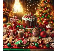 Jigsaw Puzzles for Adults 120 piece Cake Cookies, 120 Piece Difficult jigsaw puzzles for adults, Challenging Jigsaws 120 pieces, Puzzle Game for The Whole for Women, Gifts for Men 45x45cm