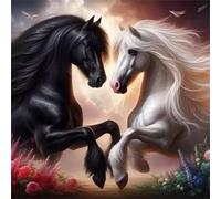 Jigsaw Puzzles for Adults 120 piece Dark Horse, 120 Piece Difficult jigsaw puzzles for adults, Challenging Jigsaws 120 pieces, Puzzle Game for The Whole for Women, Gifts for Men 45x45cm