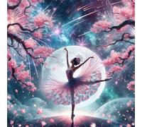 Jigsaw Puzzles for Adults 120 Piece jigsaw puzzles for Adult Educational Game Challenge Toy 120 Pieces Puzzle Challenging Games for The Whole for adults,Starry Sky Dancing Girl puzzle Gifts