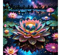Jigsaw Puzzles for Adults 120 Piece jigsaw puzzles for Adult Educational Game Challenge Toy 120 Pieces Puzzle Challenging Games for The Whole for adults,Starlight Lotus Lake puzzle Gifts
