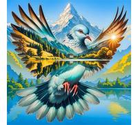 Jigsaw Puzzles for Adults 120 Piece jigsaw puzzles for Adult Educational Game Challenge Toy 120 Pieces Puzzle Challenging Games for The Whole for adults,Pigeon Birds Scenery puzzle Gifts