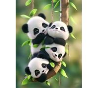 Jigsaw Puzzles for Adults 120 Piece jigsaw puzzles for Adult Educational Game Challenge Toy 120 Pieces Puzzle Challenging Games for The Whole for adults,Cute Pandas puzzle Gifts