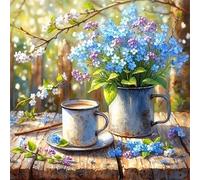 Jigsaw Puzzles for Adults 120 Piece jigsaw puzzles for Adult Educational Game Challenge Toy 120 Pieces Puzzle Challenging Games for The Whole for adults,Vintage Mug Wildflowers puzzle Gifts