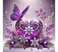 Jigsaw Puzzles for Adults 120 Piece jigsaw puzzles for Adult Educational Game Challenge Toy 120 Pieces Puzzle Challenging Games for The Whole for adults,Purple Heart Butterfly puzzle Gifts