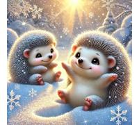 Jigsaw Puzzles for Adults 120 Piece jigsaw puzzles for Adult Educational Game Challenge Toy 120 Pieces Puzzle Challenging Games for The Whole for adults,Sunshine Snowflake Hedgehog puzzle Gifts