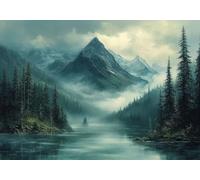 Jigsaw Puzzles for Adults 120 Piece landscape Challenge Impossible Premium Sustainable Jigsaws, Exercise the Memory of the Brain Encourage Feelings Between Each Whole for Women/Men Gift 25x20cm A-3