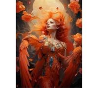 Jigsaw Puzzles for Adults 120 Piece Reddish Brown Lady, Jigsaws 120 pieces for adults Family Activity, Challenging puzzles Games, Colourful, Beautiful Decoration Puzzle