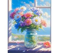 Jigsaw Puzzles for Adults 120 Piece Sunshine Ocean Vase, Jigsaws 120 pieces for adults Family Activity, Challenging puzzles Games, Colourful, Beautiful Decoration Puzzle