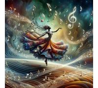 Jigsaw Puzzles for Adults 120 Pieces Abstract Dancing Girl,Hard Difficult Challenging Puzzle for adults,120 Piece Educational Game Home Decoration puzzle