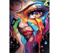 Jigsaw Puzzles for Adults 120, Puzzles for Adults Watercolor Girl, Challenging Difficult Logic Puzzle, Puzzle 120 Pieces for Adult 9.8 x 7.9 inch